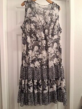Fashion Bug Sheer Dress Size 20